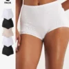5 Pack Black/White/Blush Comfort Shorts