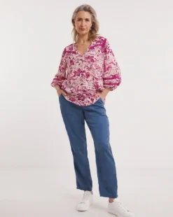 Julipa Lace Trim Blouse -Cheap Vextalia Store z07eg334737w